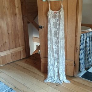 Lace Free People Cover Up Dress